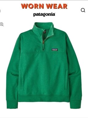 Patagonia Womens Ahnya Quater Zip  Pullover Size L